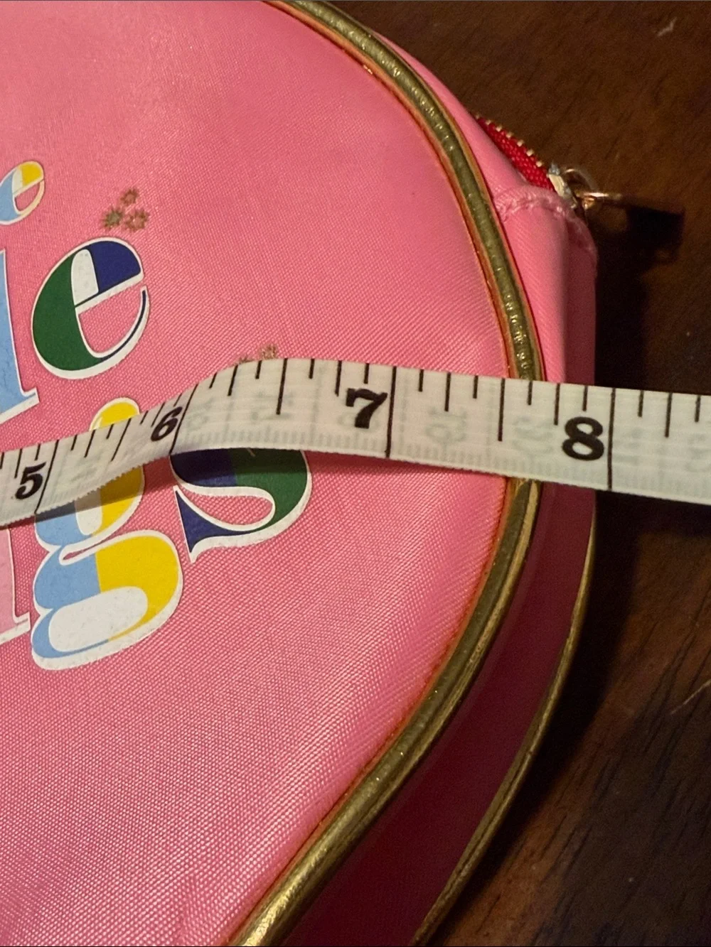 Packed Party Pink Round Pouch - 